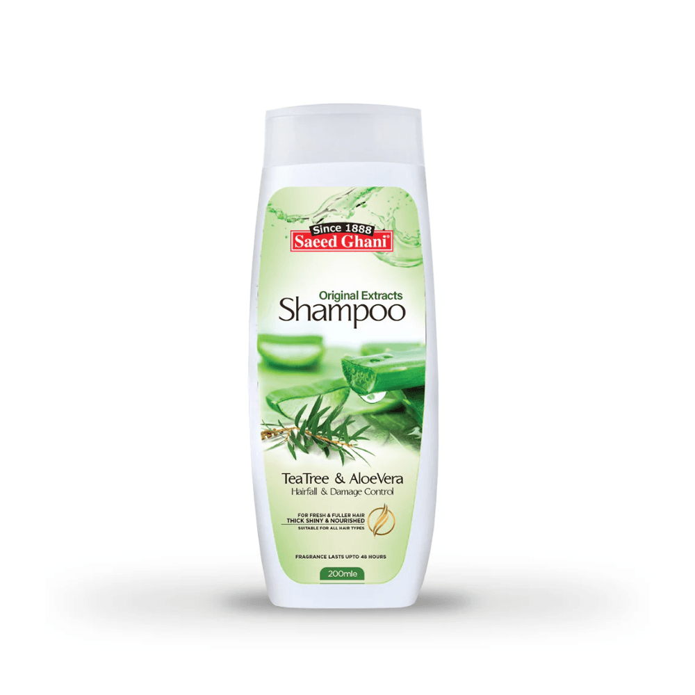 Saeed Ghani Tea Tree & Aloe Vera Shampoo - 200 ml