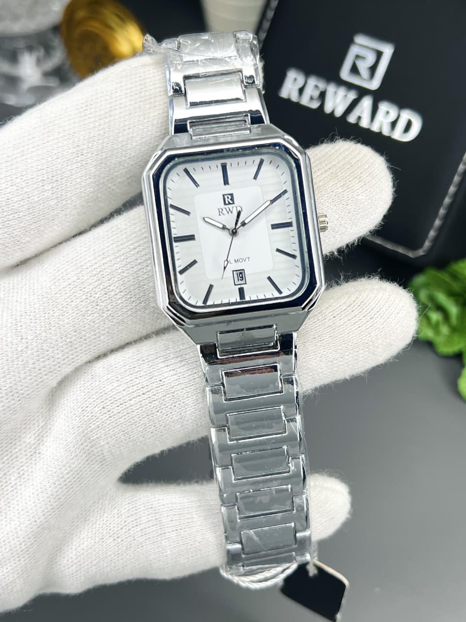 Reward Rw Classic Silver Stainless Steel Watch For Men