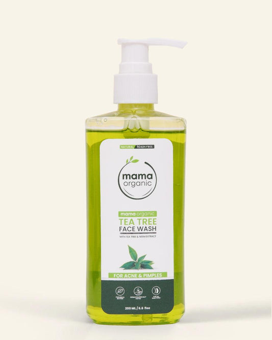 Tea Tree Face Wash - 200ml For Acne & Pimples With Tea Tree & Neem Extract ( Gel Base )