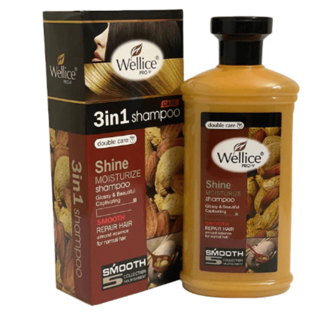 Wellice Pro-V 3 in 1 Almond Shampoo (400g)