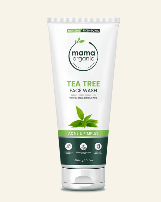 Tea Tree Face Wash - 100ml For Acne & Pimples With Tea Tree & Salicylic Acid