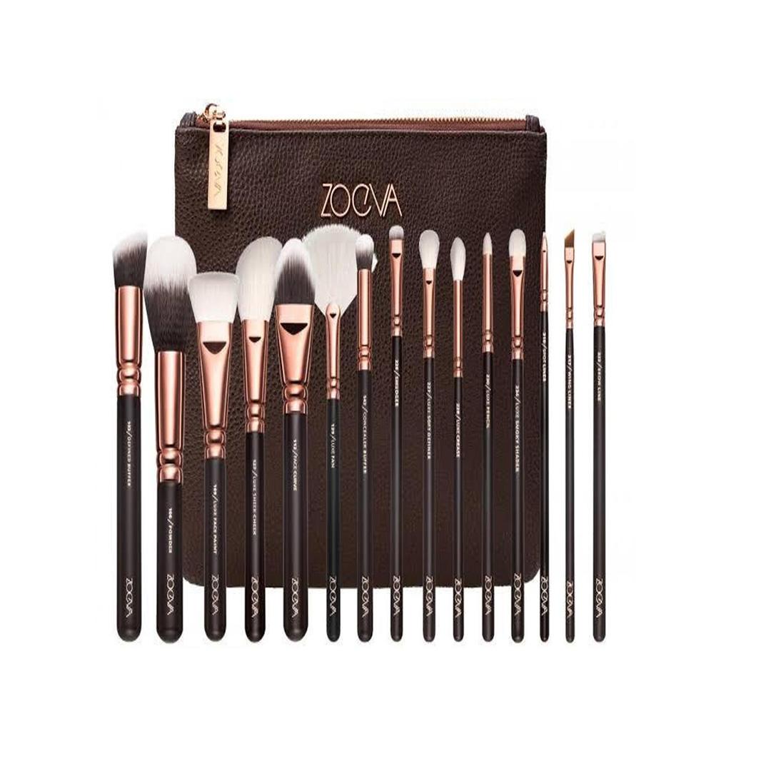 Zoeva 15 Piece Makeup Brushes With Pouch