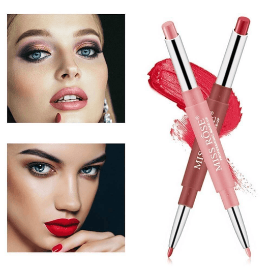 Miss Rose 2 In 1 Lipstick with Lip Liner Matte Finish_Each Price