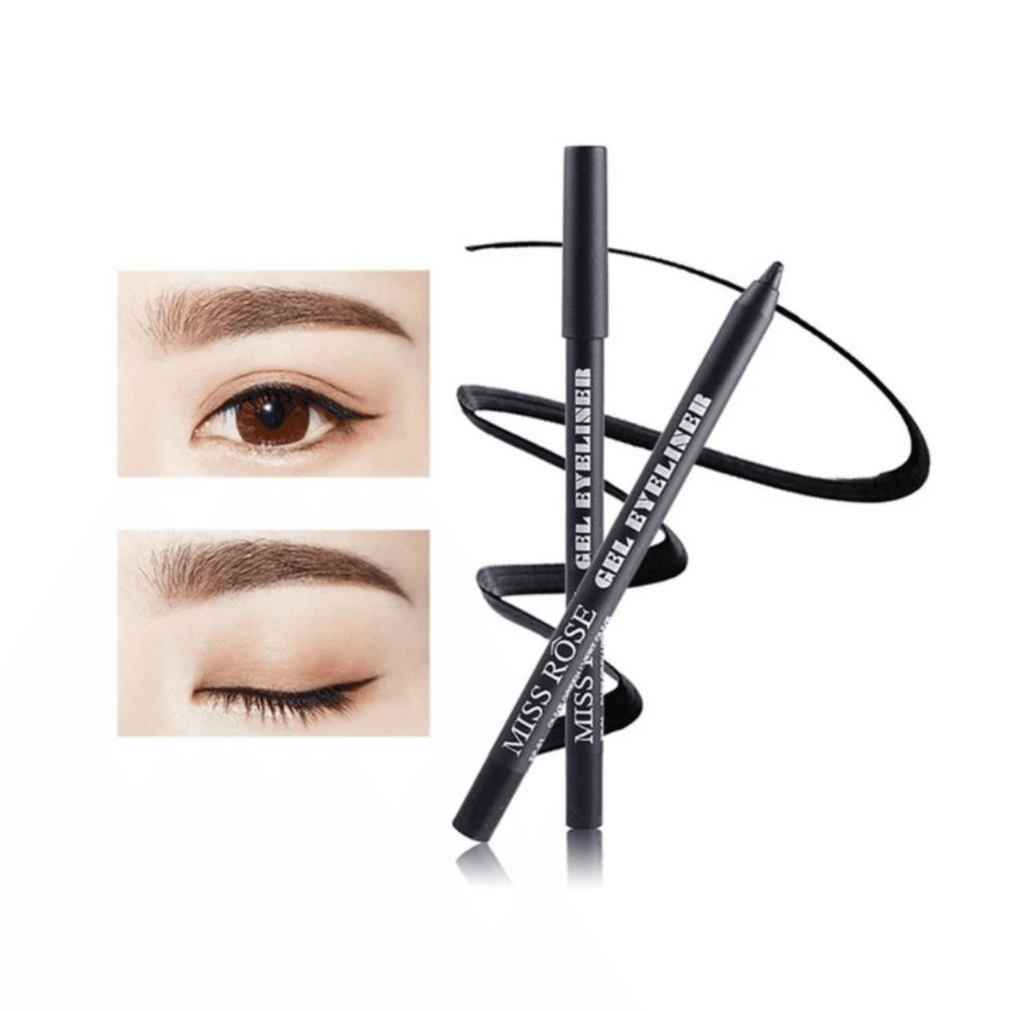 Miss Rose Gel Eyeliner Pencil Black