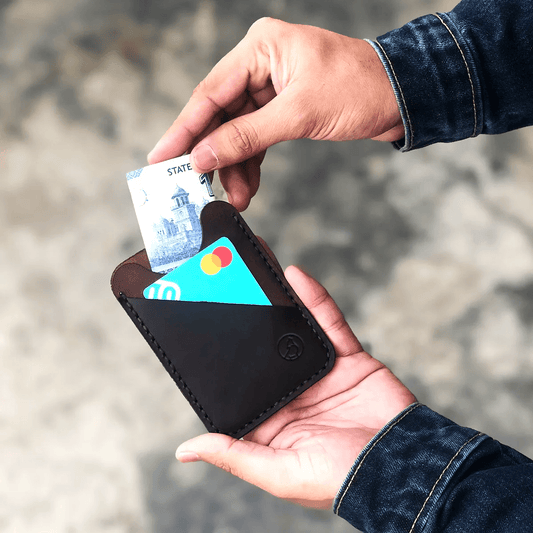 The Eminence: A Leather Cardholder
