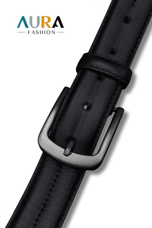 Men’s Black Leather Belt