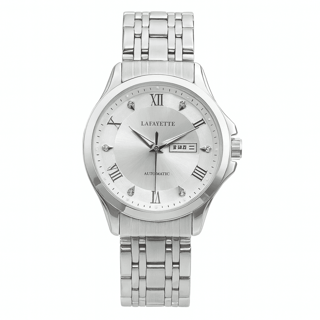 Classic Stainless Steel Automatic Wristwatch