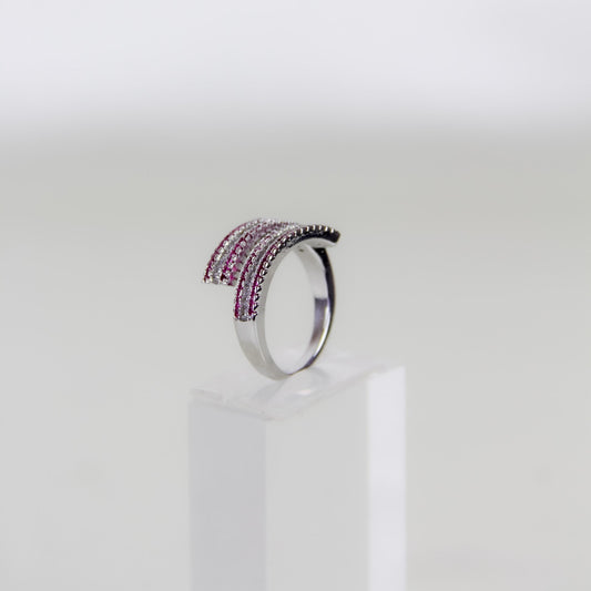 Triple Row Statement Ring
