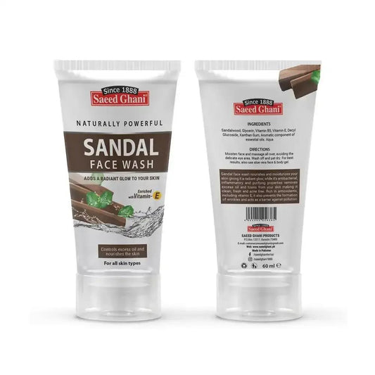 Saeed Ghani Sandal Face Wash 60ml
