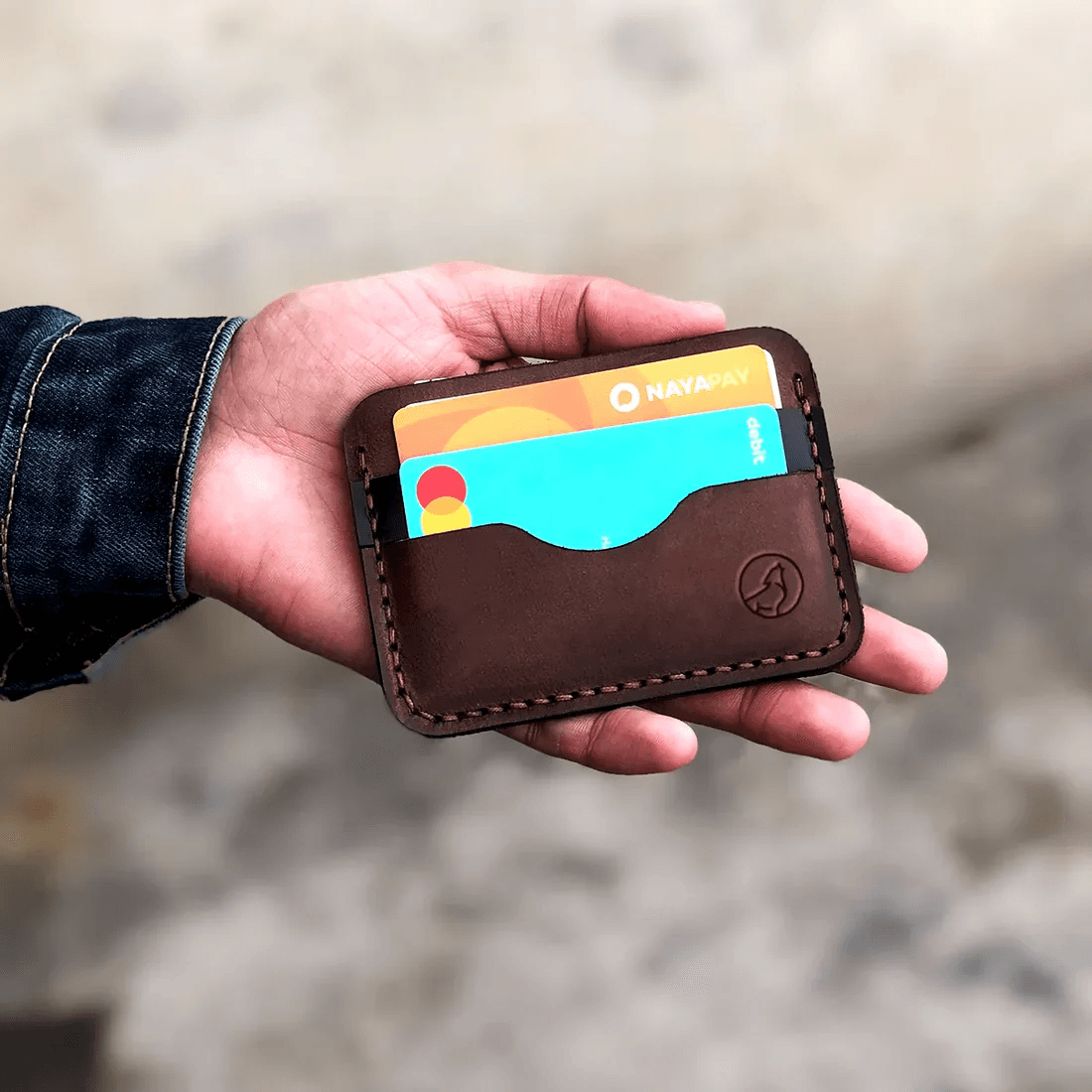 The Modernist: A Leather Cardholder Wallet