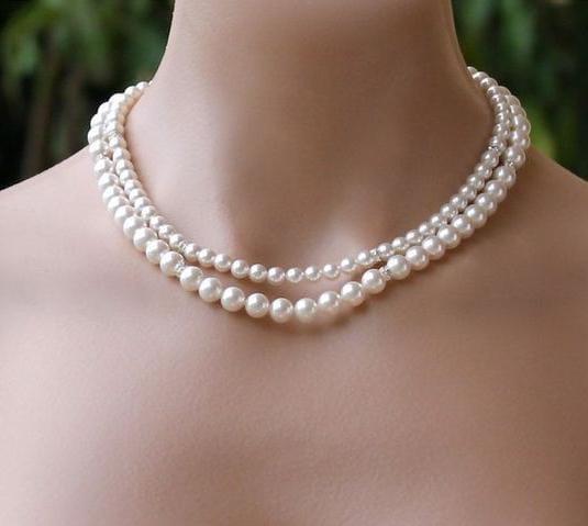 2 Layer Pearl Necklace