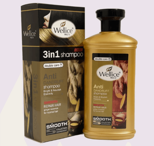 Wellice PRO-V 3 in 1 Ginger Shampoo (400g)