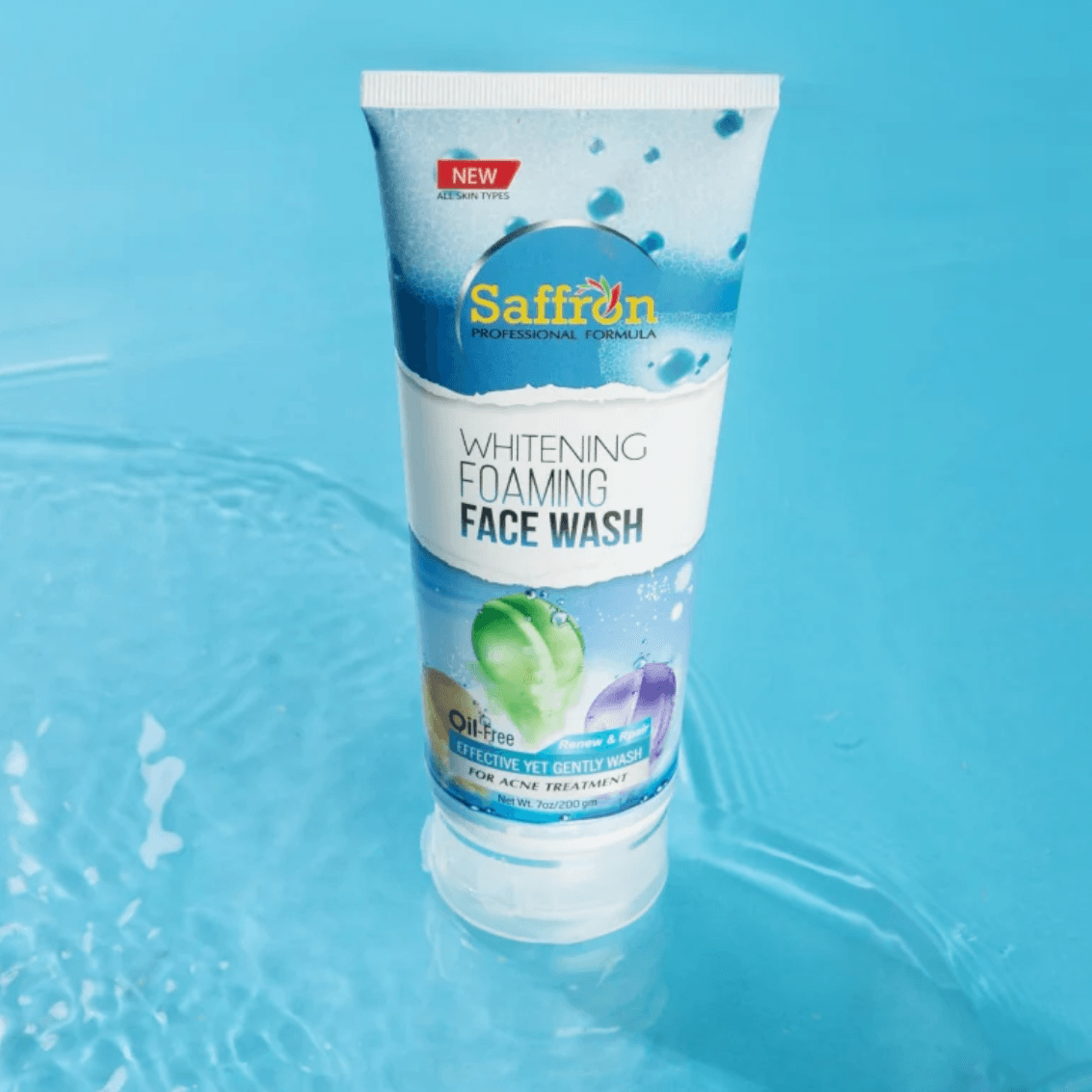 Saffron Whitning Foaming Face Wash 200g