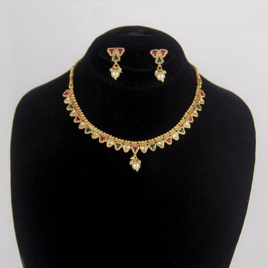 Royal Ruby Pearl Set
