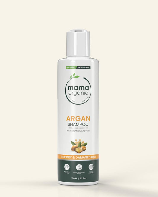 Argan Hair Shampoo - For Dry And Damaged Hair With Argan Oil & Keratin