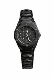 Premium Black Stainless Steel Chronograph Men's Wrist Watch