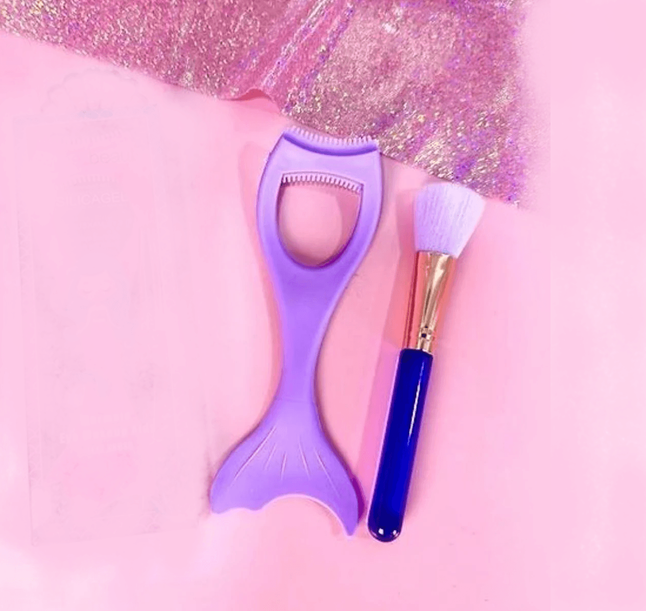 Silicone Draw Eyelash Eyeliner For Eye Makeup Tool With Brush