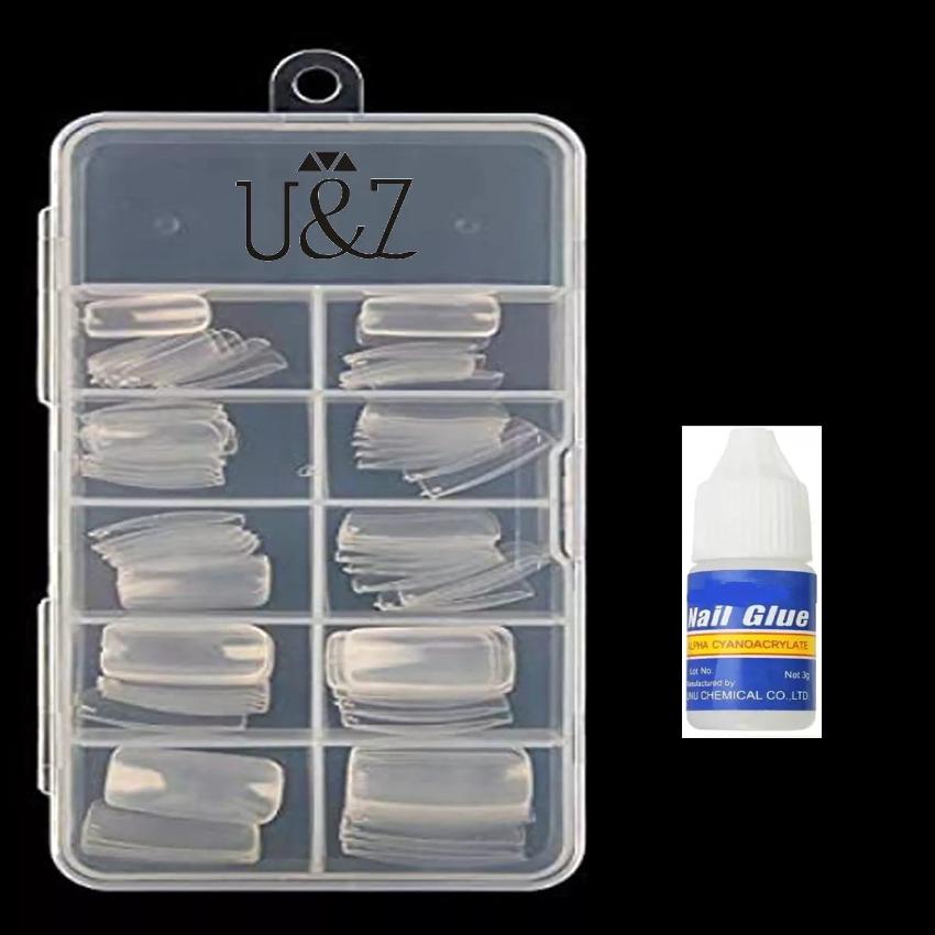 U&Z 100ps Transparent Artificial Nails