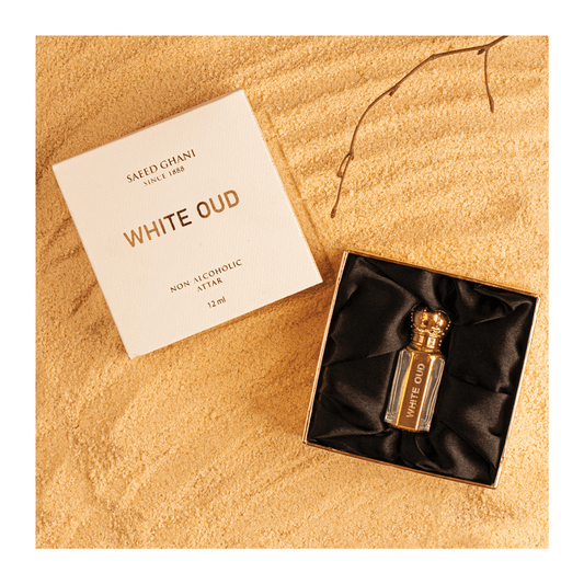 Saeed Ghani White Oud Non-Alcoholic Attar - 12ml