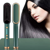 Hair Straightener Brush Electric Comb