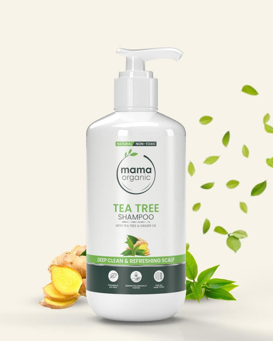 Tea Tree Shampoo - 250ml Deep Clean & Refresh Scalp With Tea Tree & Ginger Oil