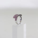 Triple Row Statement Ring