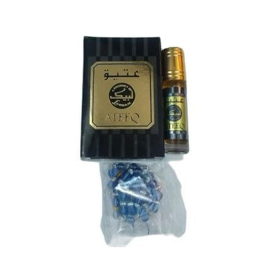 Atteeq  Attar 6ml With Free 33 Beads Tasbeeh