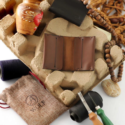 The Zenith: A Semi-stitched Leather Wallet